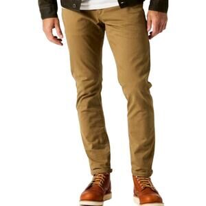 Flint and Tinder 365 Pants Slim Fit Mid Rise Soft Tapered Earth Tan 29x30
